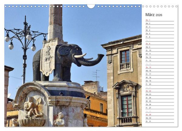 Produktbild: Sizilien - Insel zwischen zwei Kontinenten (Wandkalender 2026 DIN A3 quer), CALVENDO Monatskalender