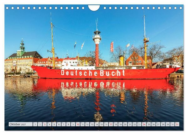 Produktbild: OSTFRIESLAND Wundervolle Halbinsel am Wattenmeer (Wandkalender 2027 DIN A4 quer), CALVENDO Monatskalender