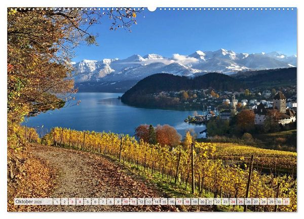 Produktbild: Bergblicke der Schweiz (Wandkalender 2026 DIN A2 quer), CALVENDO Monatskalender