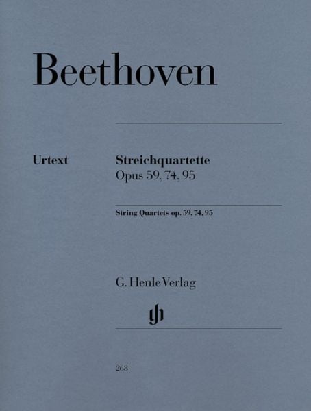 Ludwig van Beethoven - Streichquartette Opus 59, 74, 95