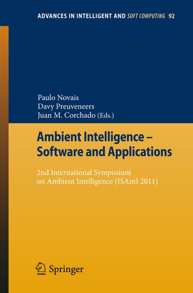 Produktbild: Ambient Intelligence - Software and Applications