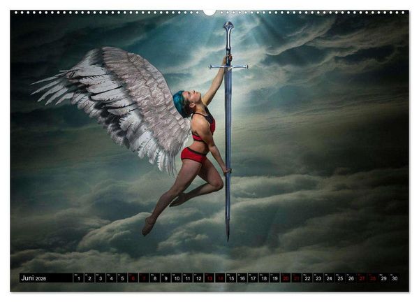 Produktbild: Pole Dance Engel (Wandkalender 2026 DIN A2 quer), CALVENDO Monatskalender