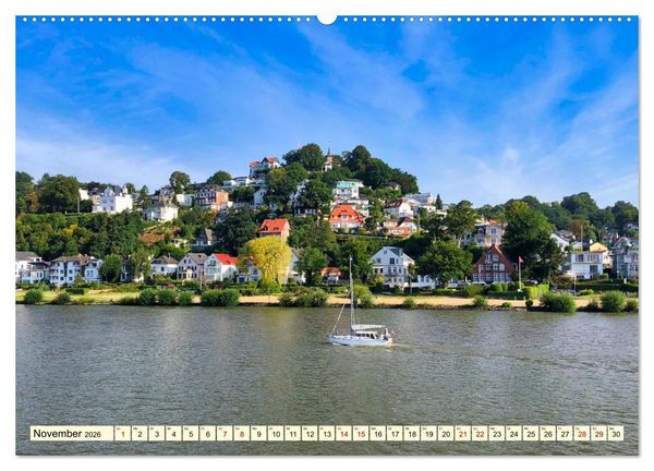 Produktbild: Die malerische Elbe (Wandkalender 2026 DIN A2 quer), CALVENDO Monatskalender
