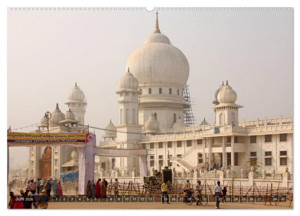 Produktbild: INDIEN - bunt und geheimnisvoll (Wandkalender 2026 DIN A2 quer), CALVENDO Monatskalender