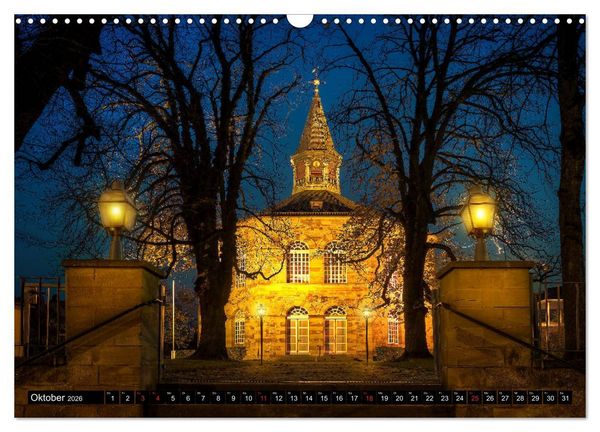 Produktbild: City Lights Saarbr&uuml;cken (Wandkalender 2026 DIN A3 quer), CALVENDO Monatskalender