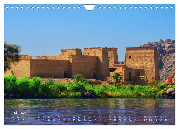 Produktbild: Zwischen Luxor und Abu Simbel - Eine Reise durch die Dynastien (Wandkalender 2026 DIN A4 quer), CALVENDO Monatskalender