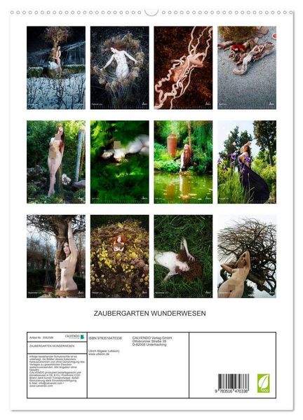 Produktbild: ZAUBERGARTEN WUNDERWESEN (hochwertiger Premium Wandkalender 2026 DIN A2 hoch), Kunstdruck in Hochglanz