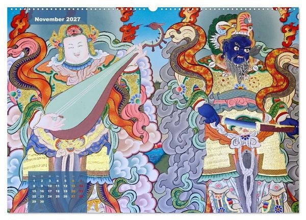 Produktbild: Sikkim &ndash; Buddhistisches Kleinod im Himalaya (hochwertiger Premium Wandkalender 2027 DIN A2 quer), Kunstdruck in Hochglanz
