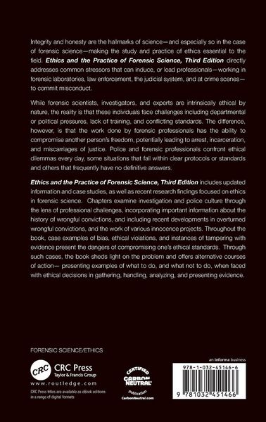 Produktbild: Ethics and the Practice of Forensic Science