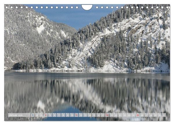 Produktbild: Der Sylvenstein - Impressionen eines Sees in Oberbayern (Wandkalender 2026 DIN A4 quer), CALVENDO Monatskalender