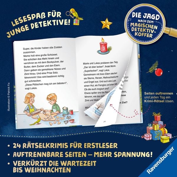 Produktbild: Die Jagd nach dem magischen Detektivkoffer - Adventskalender: Geschenke in Gefahr!
