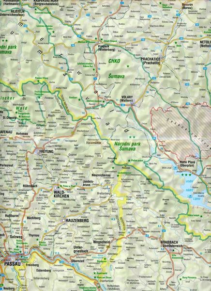 Produktbild: FolyMaps B&ouml;hmerwald / Bayerischer Wald 1:250 000