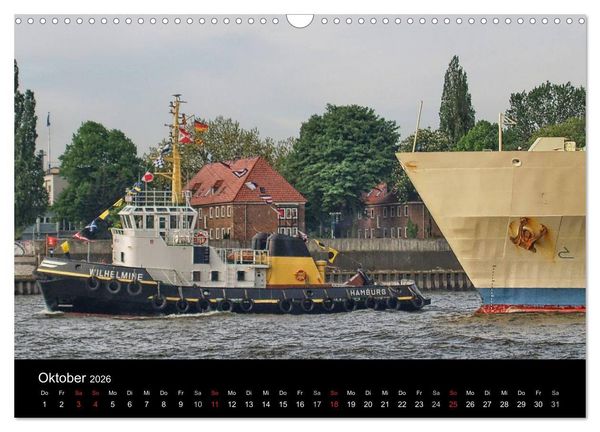 Produktbild: Hafenarbeiter (Wandkalender 2026 DIN A3 quer), CALVENDO Monatskalender