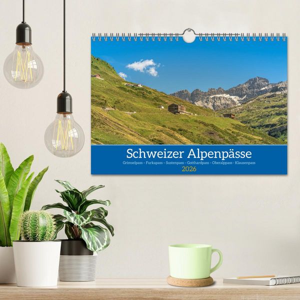 Produktbild: Schweizer Alpenp&auml;sse (Wandkalender 2026 DIN A4 quer), CALVENDO Monatskalender