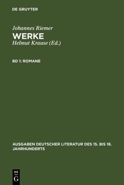 Produktbild: Romane