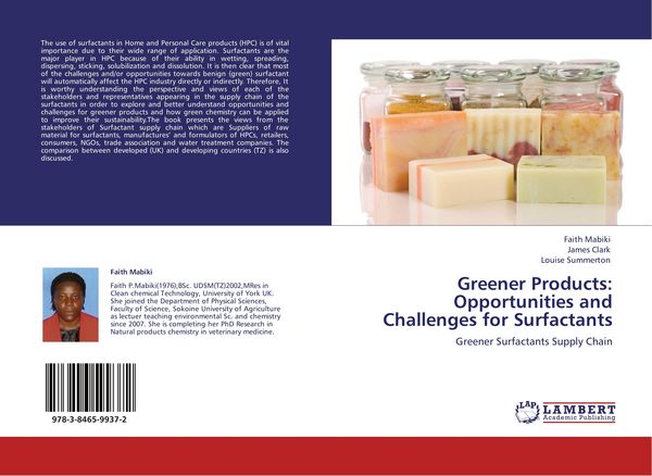 Produktbild: Greener Products: Opportunities and Challenges for Surfactants