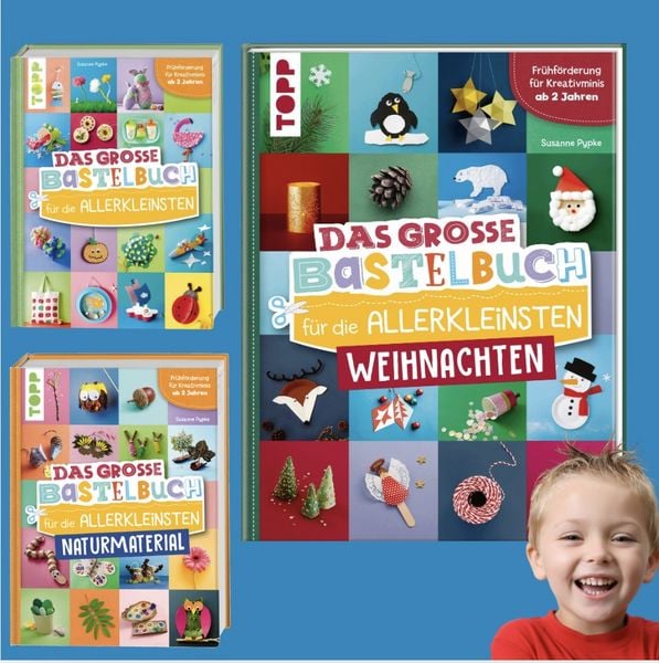 Produktbild: Das große Bastelbuch für die Allerkleinsten Weihnachten