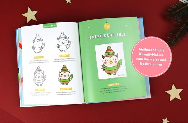 Produktbild: Mein Kawaii-Adventskalender-Buch: Cute Christmas