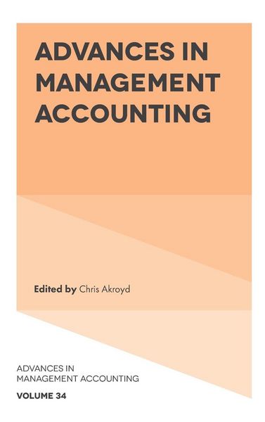 Produktbild: Advances in Management Accounting