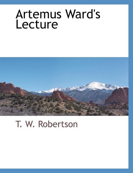 Produktbild: Artemus Ward's Lecture