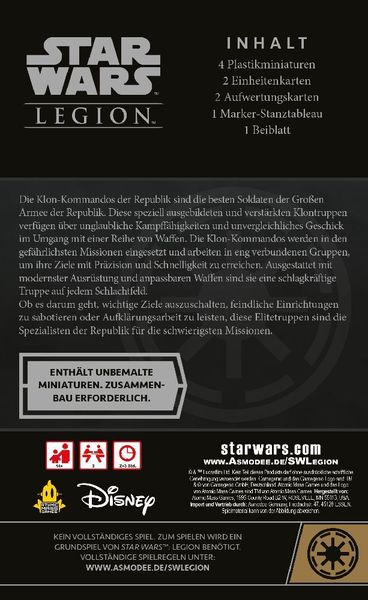 Produktbild: Star Wars Legion - Klon-Kommandos der Republik DE