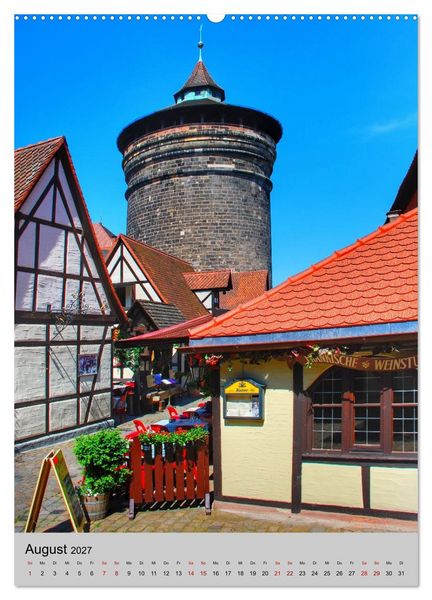 Produktbild: N&Uuml;RNBERG. Du bist so sch&ouml;n (hochwertiger Premium Wandkalender 2027 DIN A2 hoch), Kunstdruck in Hochglanz