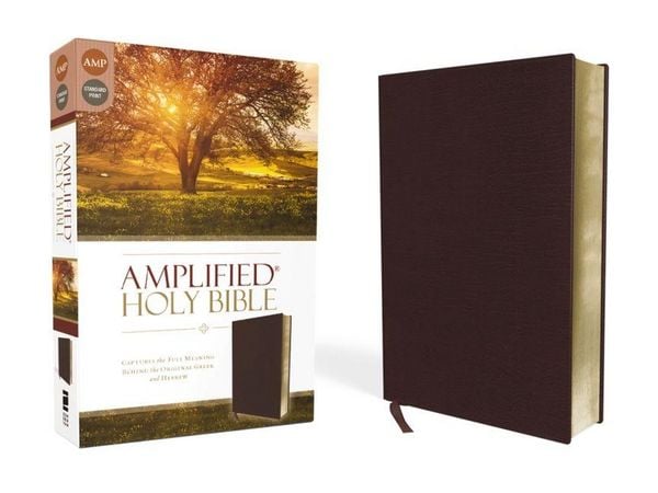 Amplified Holy Bible, Bonded Leather, Burgundy, Gebundene Ausgabe von , Zondervan, 9780310443940