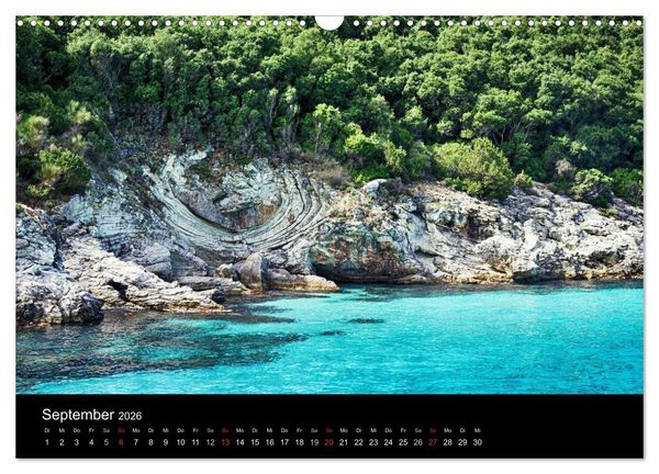 Produktbild: Von Korfu bis Antipaxos (Wandkalender 2026 DIN A3 quer), CALVENDO Monatskalender