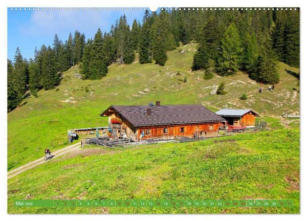 Produktbild: Almen im Westlichen Karwendelgebirge (hochwertiger Premium Wandkalender 2026 DIN A2 quer), Kunstdruck in Hochglanz