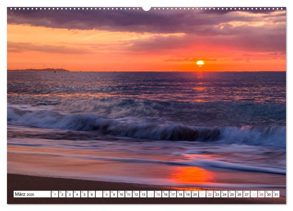 Produktbild: Miami Platja - Unvergessliche Meerblicke (Wandkalender 2026 DIN A2 quer), CALVENDO Monatskalender