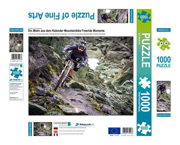 Produktbild: CALVENDO Puzzle Mountainbike Freeride Momente 1000 Teile Lege-Gr&ouml;&szlig;e 640 x 480 cm Foto-Puzzle Bild von Dirk Meutzner