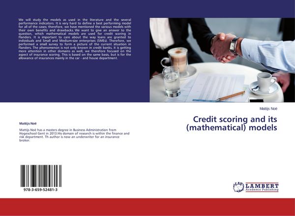 Produktbild: Credit scoring and its (mathematical) models