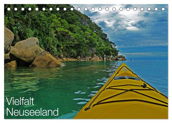 Produktbild: Vielfalt Neuseeland (Tischkalender 2026 DIN A5 quer), CALVENDO Monatskalender