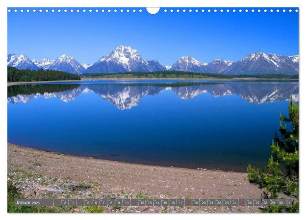 Produktbild: Wyoming &bull; Impressionen (Wandkalender 2026 DIN A3 quer), CALVENDO Monatskalender