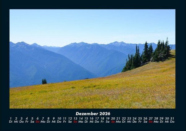 Produktbild: Landschaftskalender 2026 Fotokalender DIN A4