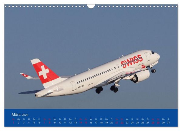 Produktbild: Besondere Flugzeuge am Flughafen Stuttgart (Wandkalender 2026 DIN A3 quer), CALVENDO Monatskalender