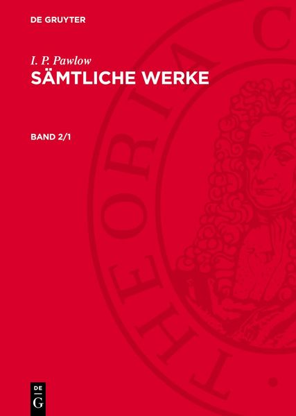 Produktbild: S&auml;mtliche Werke. Band 2/1