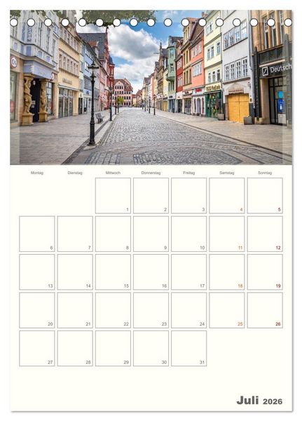 Produktbild: Coburg - im Wandel der Zeit (Tischkalender 2026 DIN A5 hoch), CALVENDO Monatskalender