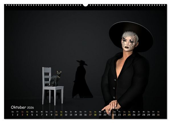 Produktbild: Sch&ouml;ne Scheinwelt (Wandkalender 2026 DIN A2 quer), CALVENDO Monatskalender