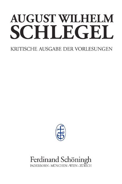 Produktbild: Vorlesungen &uuml;ber Encyklop&auml;die (1803)