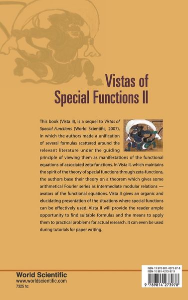 Produktbild: VISTAS OF SPECIAL FUNCTIONS II