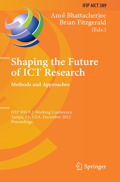 Produktbild: Shaping the Future of ICT Research: Methods and Approaches