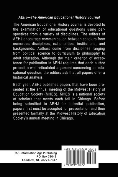 Produktbild: American Educational History Journal Volume 34 1&2 (PB)