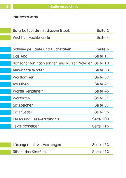 Deutsch-Testblock So gut bin ich! 3. Klasse