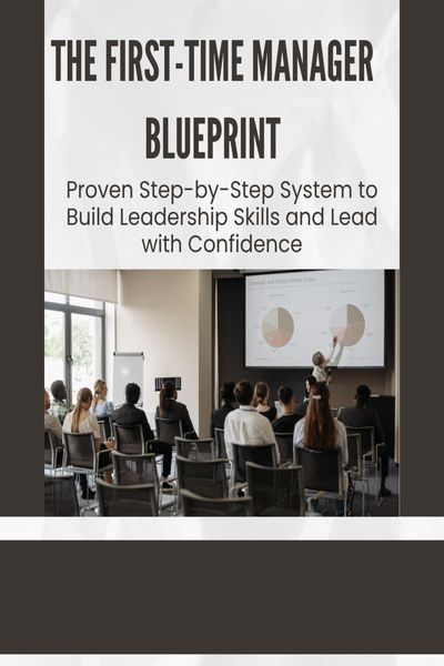 Produktbild: The First-Time Manager Blueprint: Proven Step-by-Step System to Build Leadership Skills and Lead with Confidence