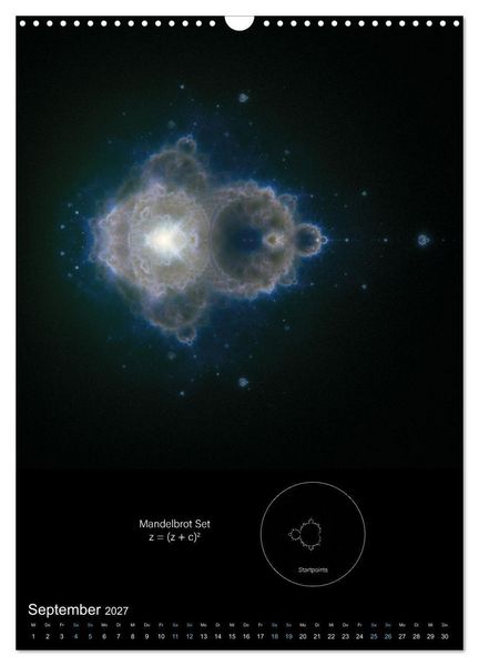 Produktbild: Buddhabrot fractal art (Wandkalender 2027 DIN A3 hoch), CALVENDO Monatskalender