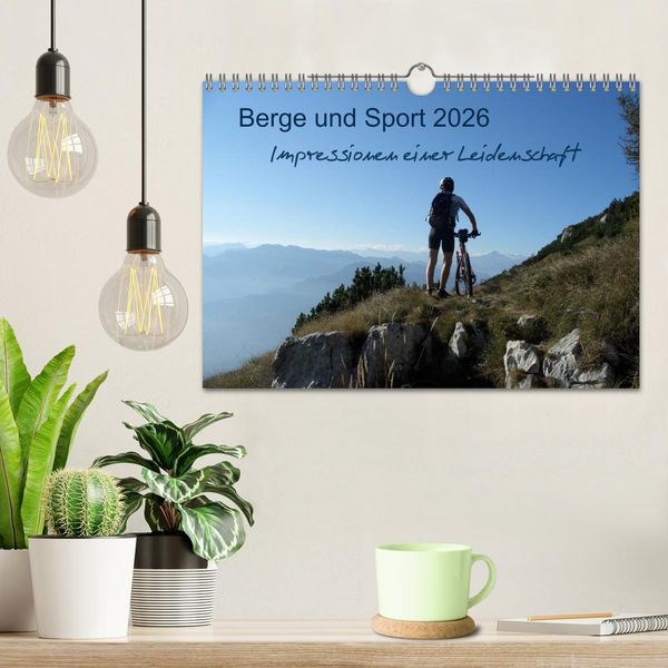 Produktbild: Berge und Sport 2026, Impressionen einer Leidenschaft (Wandkalender 2026 DIN A4 quer), CALVENDO Monatskalender