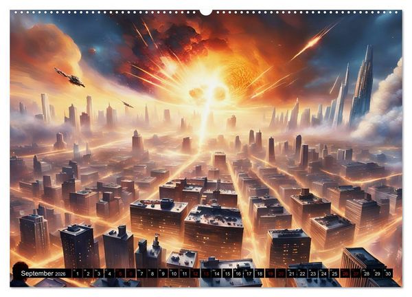 Produktbild: Erde - Blauer &Uuml;berlebensk&uuml;nstler (Wandkalender 2026 DIN A2 quer), CALVENDO Monatskalender