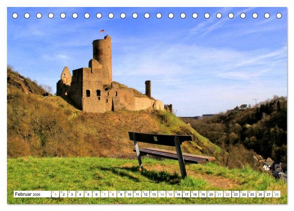 Produktbild: Burgenland Eifel (Tischkalender 2026 DIN A5 quer), CALVENDO Monatskalender