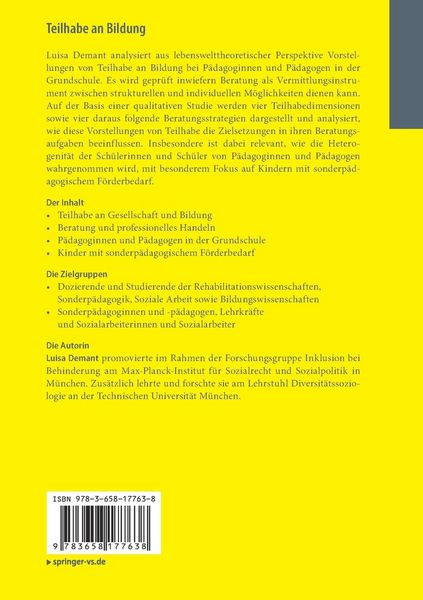 Produktbild: Teilhabe an Bildung